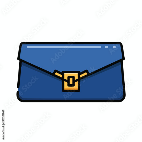 Stylish Blue Handbag with Elegant Design for Fashion Accessories