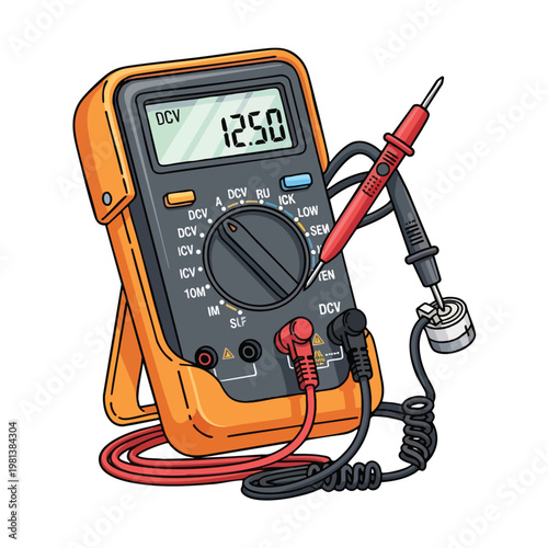 Digital Multimeter for Electrical Testing and Measurement