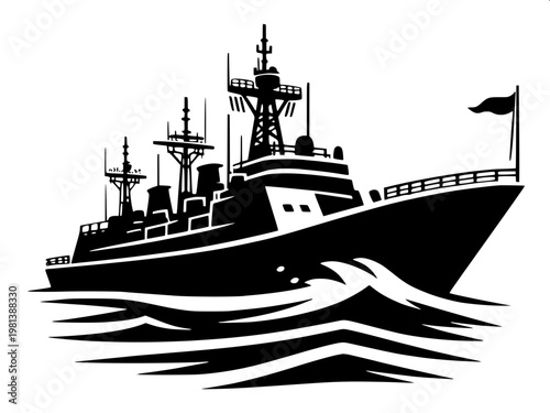 “Line-art vector drawing of a freight container in perspective view, clean and modern outline style.”