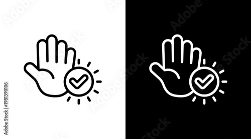 Truth White Icon Set Design