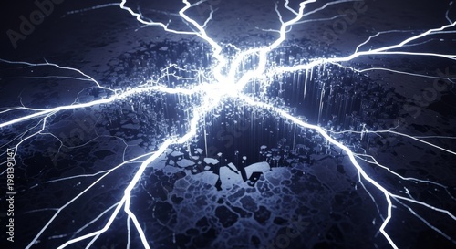 Shattering dark void with brilliant white cracks spreading through deep shadows. The abstract texture suggests a crumbling, ethereal reality, power, obsidian, space