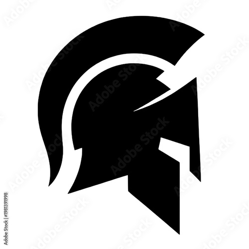 Gladiator logo silhouette