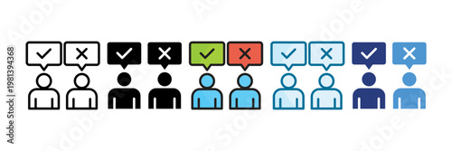 Perception Icon Set Multiple Style Collection