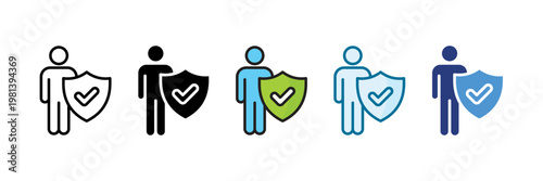 Integrity Icon Set Multiple Style Collection
