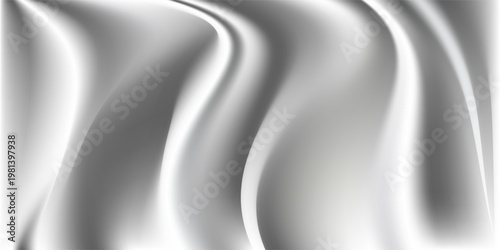 White gray satin texture that is white silver fabric silk panorama background with beautiful soft blur pattern natural.