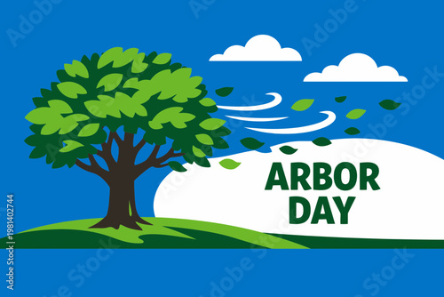 Wind Blowing Through Tree Leaves Arbor Day