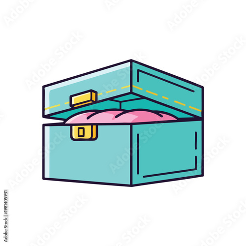 Open Suitcase with Clothing and Personal Items for Travel or Packing