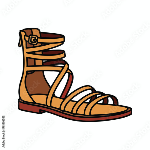 Stylish Fashion Sandal for Women in a Trendy Summer Look