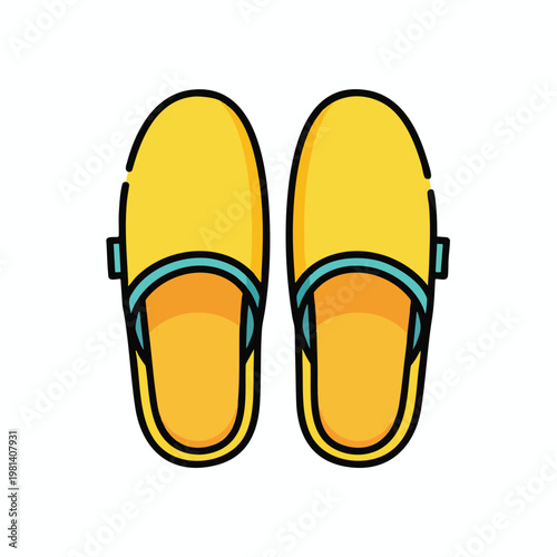 Bright Yellow Slip On Shoes for Casual and Outdoor Activities
