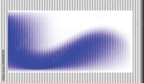 Abstract vertical blue light bar pattern background with glowing cyan center, creating a vibrant digital sound wave.