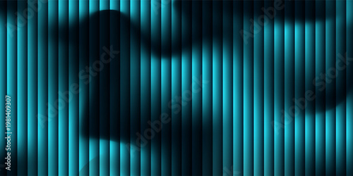 Design geometry studio scene with shadow and light. Blue background for luxury product display showroom mockup.