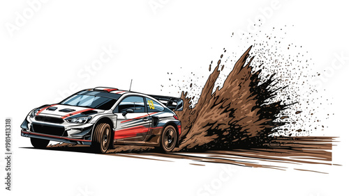 Racing Car Speed Action.