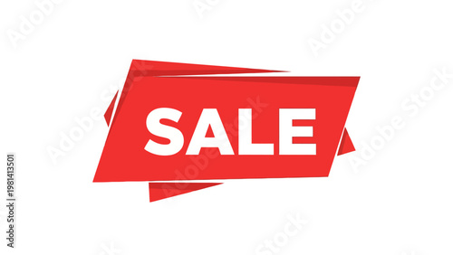 Sale Discount Label Sign.