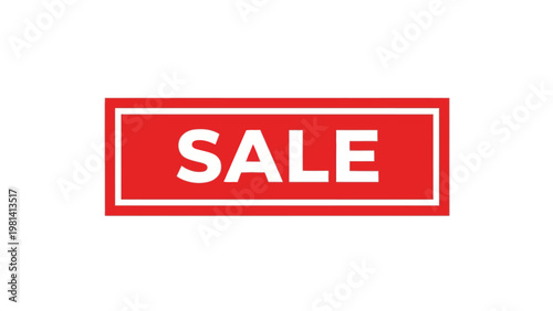 Sale Discount Sign Label.