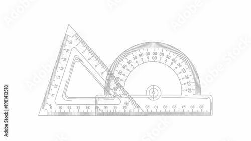 Ruler and Protractor Tools.