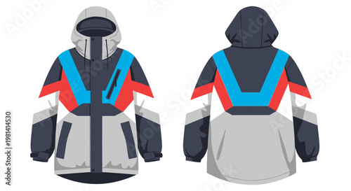 Winter Jacket Front Back.