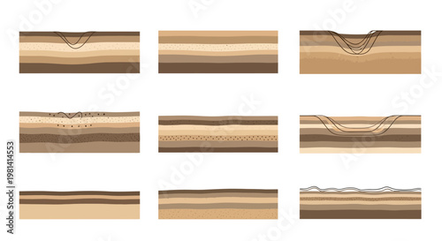 Wood Grain Texture Variations.