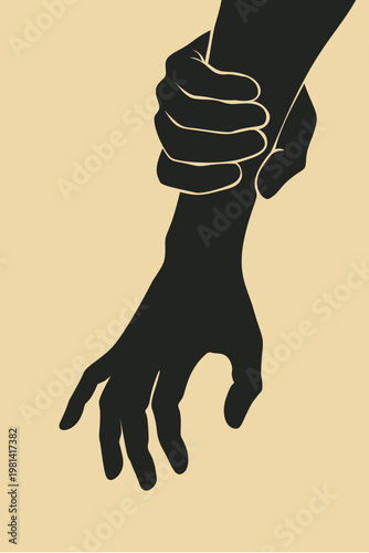 Gentle Hand Stop Sign: Care, Restraint, and Giving Up Gesture