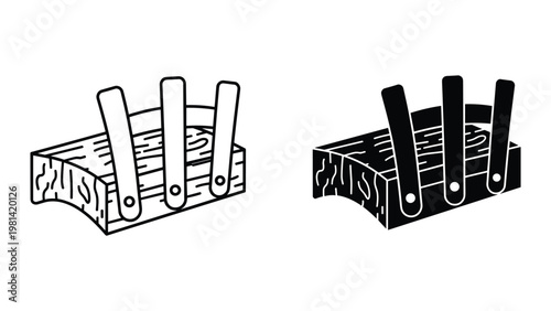 Wood Knife Block Utensil Holder Organization Commercial