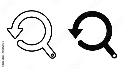 Refresh Search Icon Reload Loop Symbol