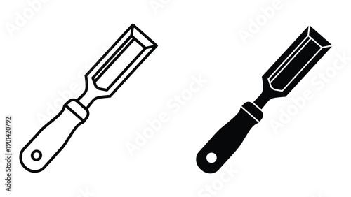 Chisel Tool Set Crafting Woodworking Design Element