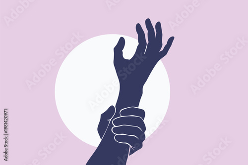 hand, stopping, stop, care, restraint, giving up, drowning, lack of freedom