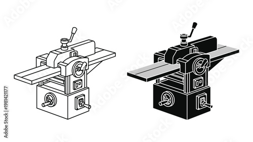 Planer Machine Workshop Tool Woodworking Industrial