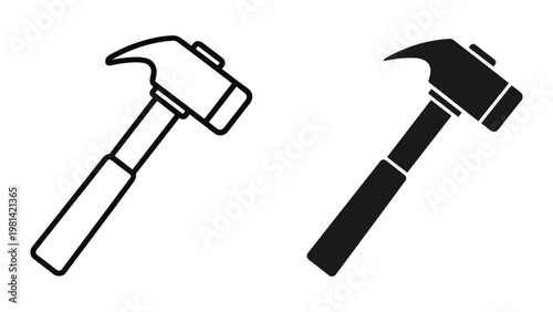 Hammer Tool Icon Construction Industry