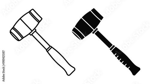 Gavel Icon Symbol Justice Authority