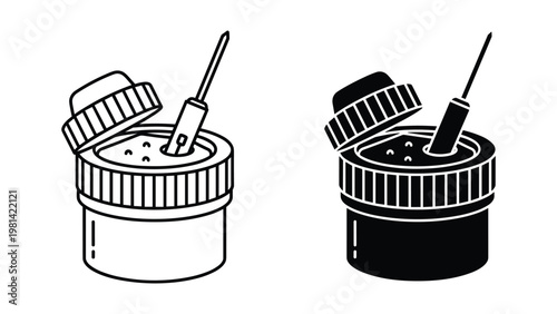 Powder Container Applicator Science Tool Kit Business