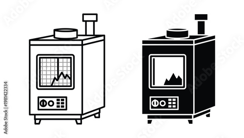 Appliance Heater Stove With Chart Display Industrial Metering Device
