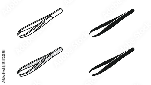 Tweezers Tools Precision Beauty Grooming