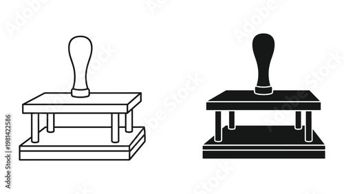 Stamp Icon Approval Validation Symbol