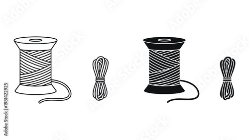 Thread Spool Twine Set Crafting Supplies DIY