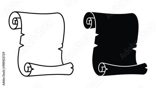 Scroll Parchment Document Ancient Manuscript