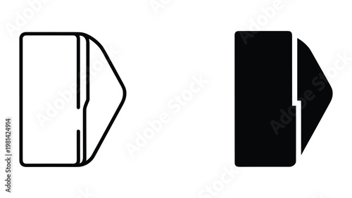 Arrow Shapes Data Flow Direction Symbol