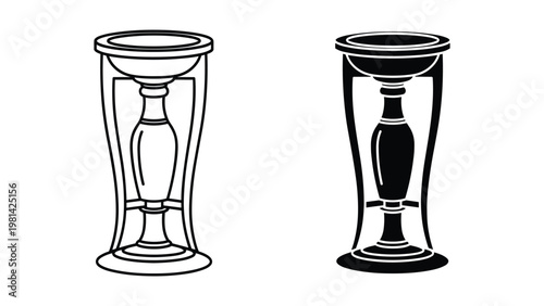 Hourglass Timer Sandglass Business Concept