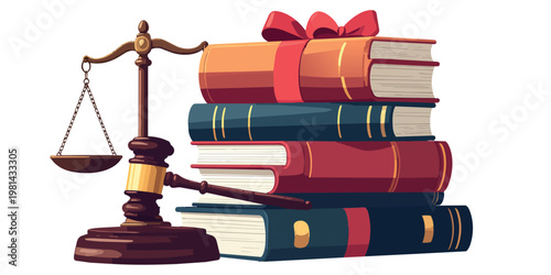 judge gavel and books