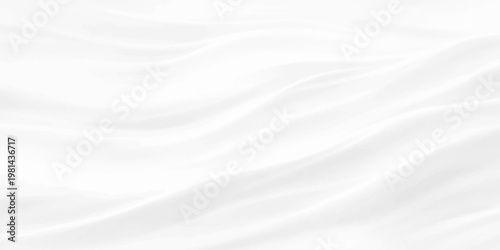 Foto A luxury white silk and satin fabric background featuring soft flowing waves and