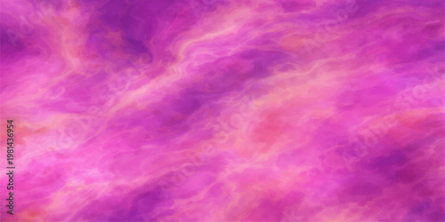 Bright clouds drift through an abstract pink sky with a soft white texture and deep red light creating a heavenly atmosphere for this nature wallpaper