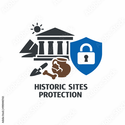 Historic Sites Protection Vector