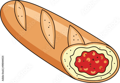 Delicious Slice of Bread Topped with Creamy Butter, Perfect for Breakfast or Snack