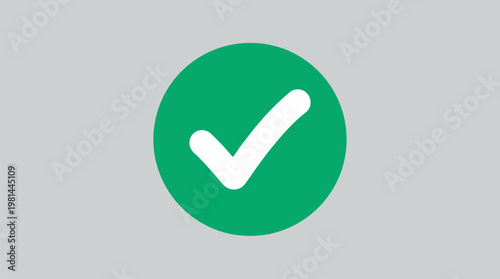 Green Checkmark Circle Icon.
