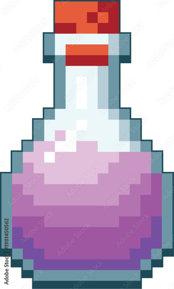 Naklejka premium Elixir Pixel Potion