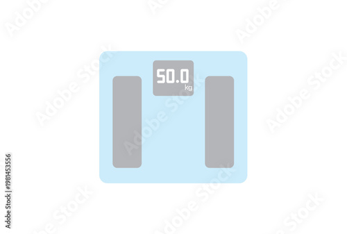 50キロを表示したヘルスメーター（体重計）