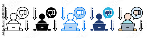 Freelance icon set multiple style collection