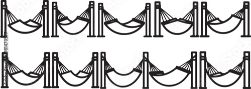 Diagram of musical instrument strings in different tuning configurations Vector