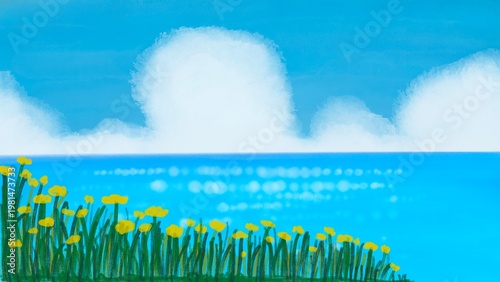 Photos Pleasant Coastal Bloomscape under a Clean Atmosphere