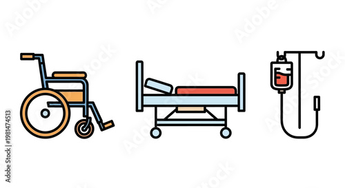 Medical equipment for patient care.
