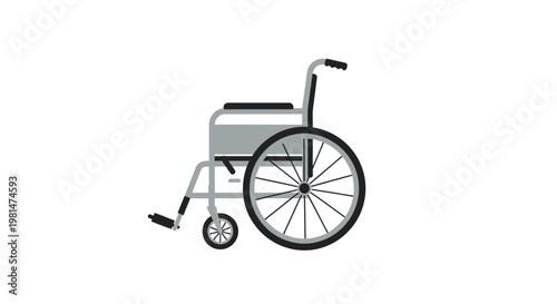 Wheelchair for disabled people mobility aid.